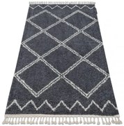 Koberec BERBER ASILA B5970 sivý / biely Fredzle berber marokánsky