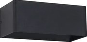 Brilagi - LED vonkajšie nástenné svietidlo DONNANI LED/7W/230V 20 cm čierne IP44