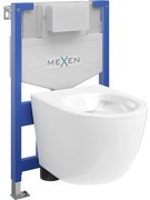 Mexen Fenix XS-F, podomietkový modul a závesné WC Lena, biela, 6803322XX00