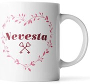 Sablio Hrnček Nevesta srdce - 200 ml - espresso