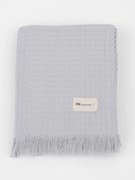 Vaflový pléd 140 x 180 cm - svetlo sivý