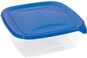 Štvorcová nádoba na potraviny. Fresh&Go 182263 modrá/