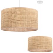 Závesné svietidlo Rattan, 1x ratanové tienidlo, (fi 40cm), w