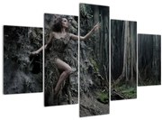 Obraz - Lesná víla (150x105 cm)