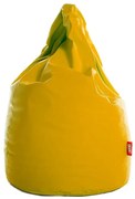 Sedací vak XL ekokoža žltý