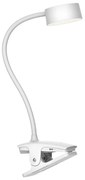 Top Light-LED stmievateľná dotyková stolová lampa s klipom BELLA LED/4,8W/5V 3000-6500K biela