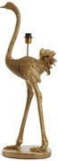 Bronzová antik stojaca lampa pštros Ostrich bronze - 38*27*95 cm / E27