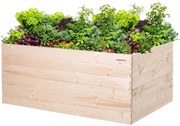 ATMOWOOD Drevený vyvýšený záhon 140 x 80 x 60 cm