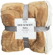 Luxusná baránková deka z mikroplyšu NESTIVE béžová Rozmer: 200 x 230 cm