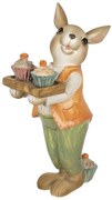 Veľkonočné dekorácie králika s muffiny - 11 * 6 * 16 cm