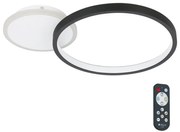 Eglo 900421 - LED Stmievateľné stropné svietidlo GAFARES LED/15W/230V čierna + DO