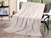 Flanelová deka Cashmere Dots 150x200 cm, piesková%