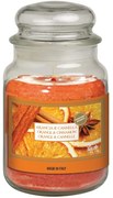 PETALI sviečka ve skle Orange & Cinnamon - horenie 100h