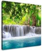 Gario Obraz na plátne Číry vodopád v džungli Rozmery: 30 x 30 cm