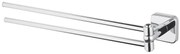 BISK Erga Forte, 2-ramenný otočný držiak na uteráky 470 mm, chrómová, ERG-06845