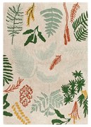 Prateľný ručne tkaný bavlnený detský koberec 140x200 cm Botanic Plants – Lorena Canals