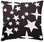 XPOSE® Mikroplyšová obliečka na vankúš SAMIRA - čierna 40x40 cm