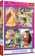 Trefl 2x70 Disney Princezná Rozprávkové dni