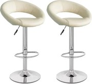 2x Barová stolička Hawaj CL-3230 krémová