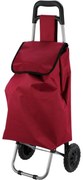 Nákupná taška na kolieskach 33 l, 53 x 31 x 18 cm, červená