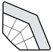 PROXIMA.store - Rohová časť II UMBRIA TYP ROHU: Pravý, SKUPINA LÁTOK: Skupina 2