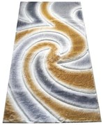 Koberec Pavia-A 0,8/1,5 TD 4245-B1 šedá/zlatá