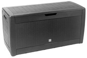 Odkladací box RATO, 310l, 119x48x60cm, antracitová Prosperplast