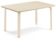 Stôl ELTON, 1200x600x590 mm, laminát - breza, breza