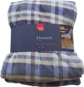 Mistral home Pléd Mistral Home Flannel printed Navy check modrá 150x200 cm