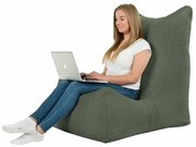 Sedací vak Distinto Recycling TiaHome - Čierna