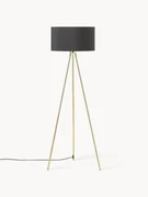 Stojacia tripod lampa's textilným tienidlom Cella