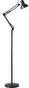 Kobi Flexibilná stojacia lampa AURIQ 1xE27/60W/230V 184 cm čierna KB0462