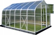 Skleník Polykarbonátový Tunel 10M2 250X400 Ptf Poľsko Bíla