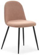 Svetloružové jedálenské stoličky v súprave 4 ks Malila – Marckeric