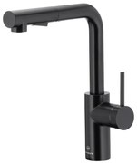 Batéria otočná drezová s výsuvným výtokom Duero Basic Black