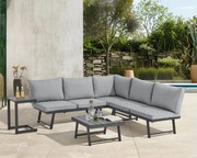 Záhradná pohovka BestBerg BBGF-2025 / sivá