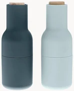Súprava mlynčekov na soľ a korenie's drevenými vrchnákmi Bottle Grinder, 2 diely