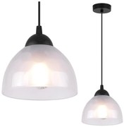 Závesné svietidlo Venice, 1x mliečne sklenené tienidlo