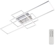 Brilo - LED Stmievateľný prisadený luster FRAME LED/51W/230V chróm + DO