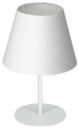 Stolná lampa ARDEN 1xE27/60W/230V pr. 20 cm biela