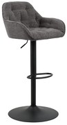 Tmavosivé otočné barové stoličky v súprave 2 ks 109 cm Brooke – Actona
