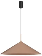 Závesné svietidlo Capital, 1x medené kovové tienidlo, (fi 60cm), b