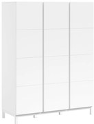 Biela detská šatníková skriňa 149x196x58 cm Eva – Vipack