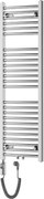 Mexen Ares elektrický radiátor 1200 x 400 mm, 300 W, chróm - W102-1200-400-2300-01
