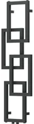 Mexen Grid, dekoratívny kúpeľňový radiátor 1115 x 360 mm, 279 W, grafitová, W215-1115-360-00-66