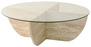 Konferenčný stolík Lily Travertine