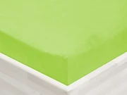 Jersey napínacie prestieradlo JR-019 Žiarivo zelené 90 x 200 - výška 20 cm