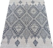 DY Sivý moderný koberec s etno vzorom Roxanne 01 Rozmer: 60x100 cm