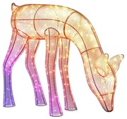 Twinkly TW3RD140SPP-TEU - LED RGBW Stmievateľný vonkajší sob 160xLED IP44 Wi-Fi