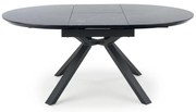 Rozkladací stôl Vertigo 130/180x130cm Čierna Marmur/Čierna